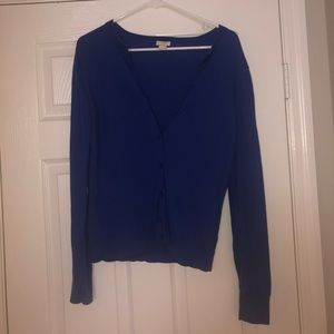Royal blue cardigan